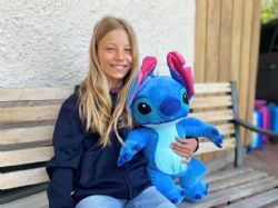 PELUCHE GÉANTE - STITCH 70 CM BLEU